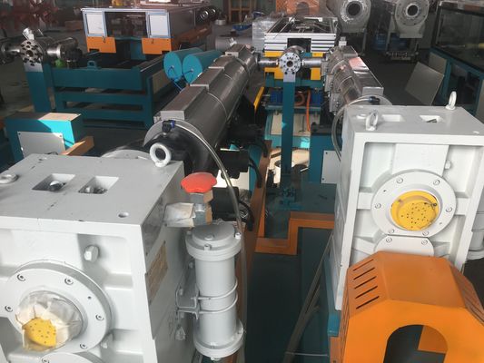 Plastic Water Gas HDPE PP Pipe Making Double Wall Corrugated Pipe Extrusion Line