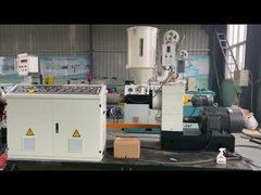 50-110mmPP PE PVC Single Wall Corrugated Pipe Extrusion Production Line