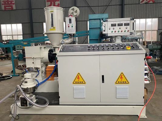 PE PP PVC Flexible Hose Single Wall Corrugated Pipe Extrusion Line