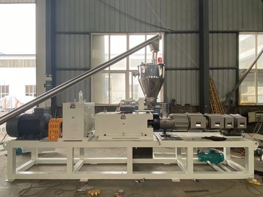 Plastic Double Screw Extruder Electrical Conduit Drainage PVC Pipe Extrusion Line