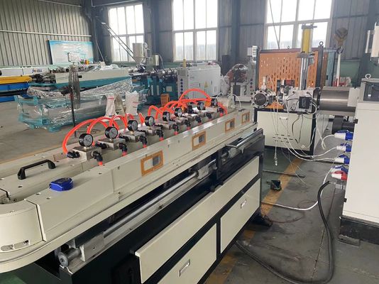 High Quality HDPE Vacuum Forming Threading Single Wall Corrugated Pipe Extrusion Line