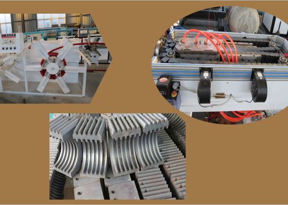 PP PVC 800mm Double Wall Corrugated Pipe Extrusion Line