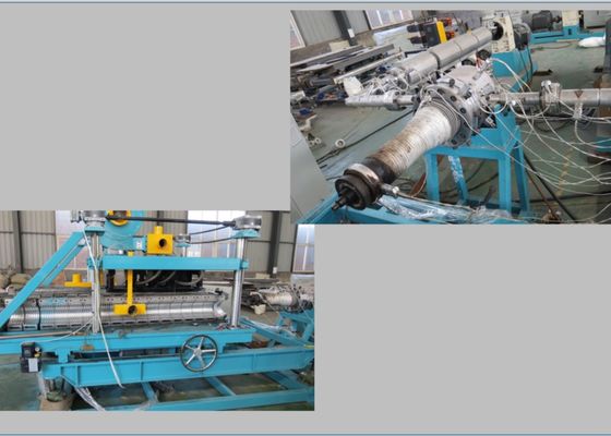 Single Wall Corrugated 35kgh Plastic Pipe Production Line