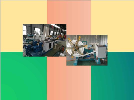 Double Screw 30kg/H 110mm Pvc Pipe Extrusion Line