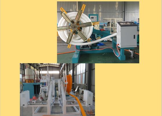 Integral 100kw 12m/Min Corrugated Drain Pipe Extruder