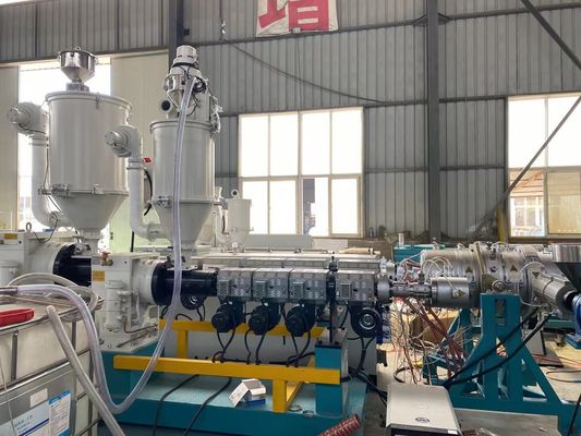 Three Layer PE Plastic Pipe Production Line Drip Irrigation Water Supply Energy Gas Pipe