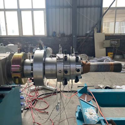Conical Twin Double Screw Extruder Machine Automatic For PVC Pipe Tube Pipe