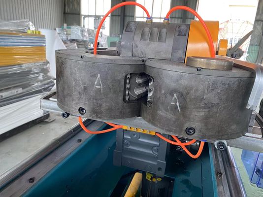 PE PP EVA PVC PA Single Wall Corrugated Pipe Extrusion Line High Speed