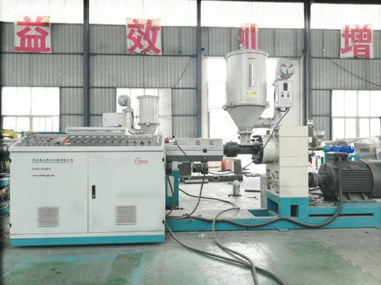 110-315mm HDPE PP PE Pipe Extrusion Line High Performance Plastic Pipe Line