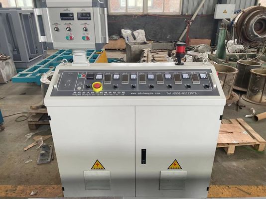 Plastic Double Screw Extruder Electrical Conduit Drainage PVC Pipe Extrusion Line