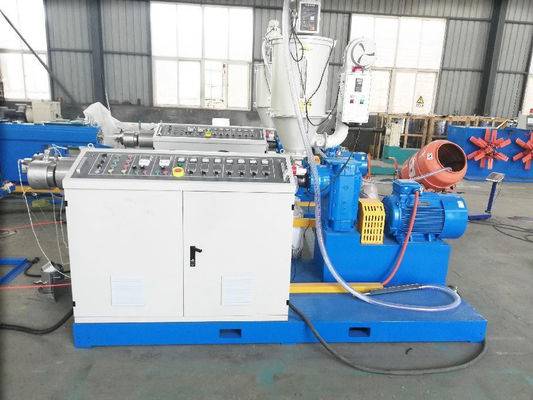 PE Cable Wire Conduit Making Machine PE Red Threading Hose Extrusion Line