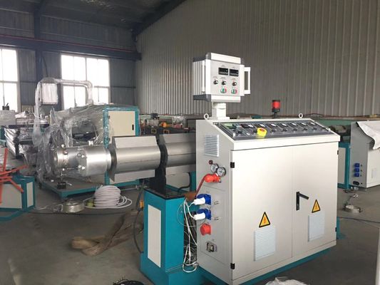 Single Screw Plastic Corrugated Pipe Machine 60-80kg/H