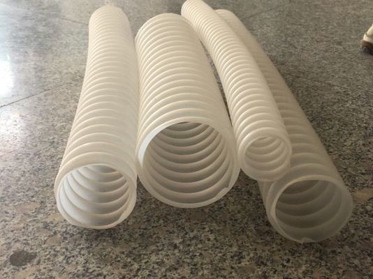 Single Screw Plastic Corrugated Pipe Machine 60-80kg/H