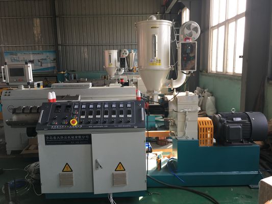 Siemens Motor 100kg/H Hdpe Pipe Production Line Conical Twin Screw