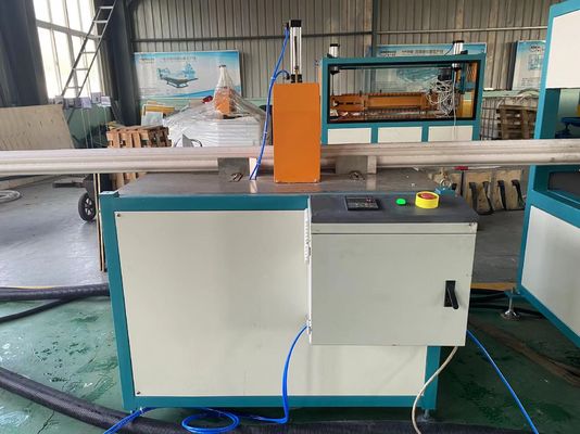 Touch Screen Seven Holes Plastic Pipe Extrusion Line Plc
