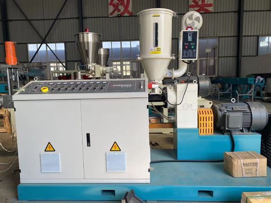 Single Screw Hdpe Pipe Extrusion Line For Water Supply Plastic Pipe / Conduit Tube