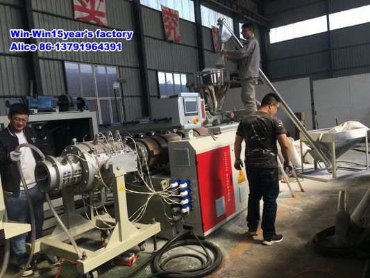 HDPE PE PPR UPVC CPVC PVC Corrugated Pipe Production Line for Electric Conduit Wire