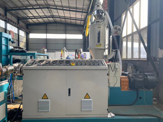 PP PE PVC Conduit Drainage Tube Extruder Single Wall Corrugated Pipe Extrusion Line