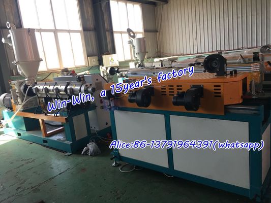 Corrugated Plastic PVC PP PE Pipe Extrusion Machine Single Wall