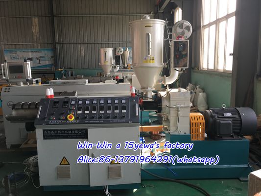 Corrugated Plastic PVC PP PE Pipe Extrusion Machine Single Wall
