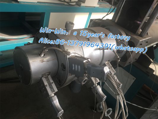 Single Double Screw Extrusion Line for Plastic PPR HDPE PVC Corrugated Pipe Tube
