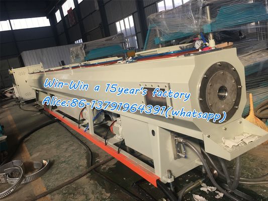 Single Double Screw Extrusion Line for Plastic PPR HDPE PVC Corrugated Pipe Tube