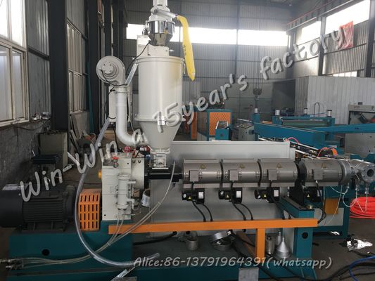 Plastic HDPE PE PP PVC Single Wall Corrugated Soft Tube Extrusion Machine