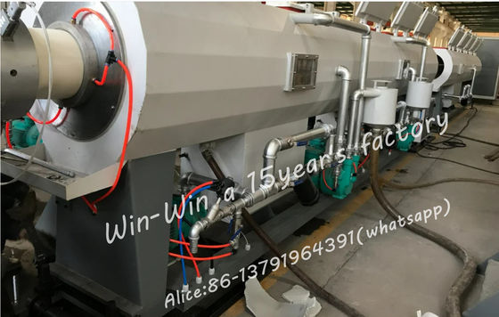 Plastic PVC PE PPR Solid Corrugated Pipe Making Machine Twin Single Extrusion