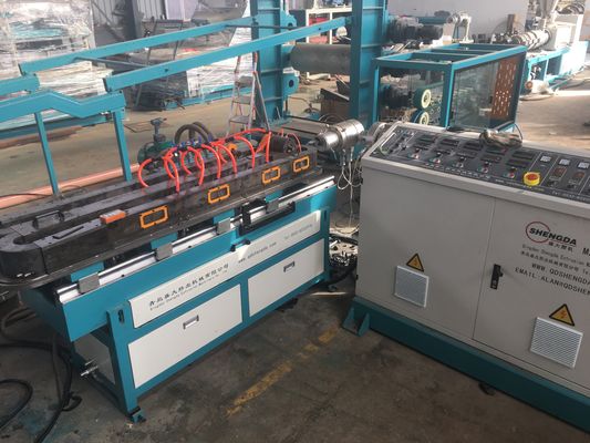 PE PPR PVC Corrugated Pipe Extrusion Line For Water Supply Gas Conduit