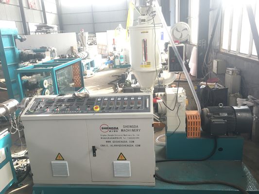 PE PPR PVC Corrugated Pipe Extrusion Line For Water Supply Gas Conduit