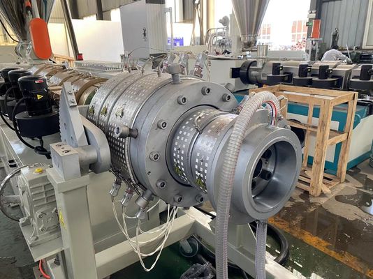 Electric Conduit Wire Gas HDPE Pipe Extrusion Line Single Screw