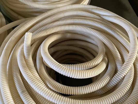 Single Wall Corrugated Pipe Extrusion Line For PE PP Dishwasher Tube