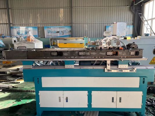 PE PVC Single Wall Corrugated Pipe Machine Plastic Telescopic Tube Production Line