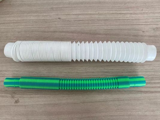 PE PVC Single Wall Corrugated Pipe Machine Plastic Telescopic Tube Production Line