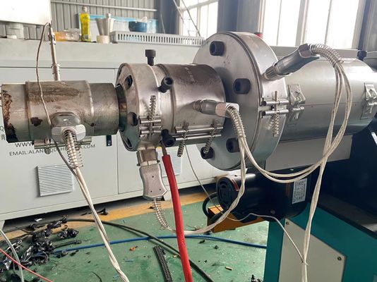 PE PP Conduit Pipe Extrusion Line Single Wall Corrugated Tube Making