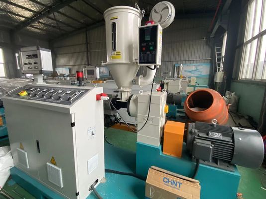High Speed Push Block Molding Machine Single Wall Corrugated Pipe Extrusion Line