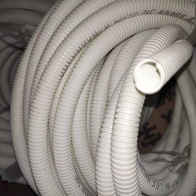 PVC White Flame Retardant Single Wall Corrugated Pipe Extrusion Line