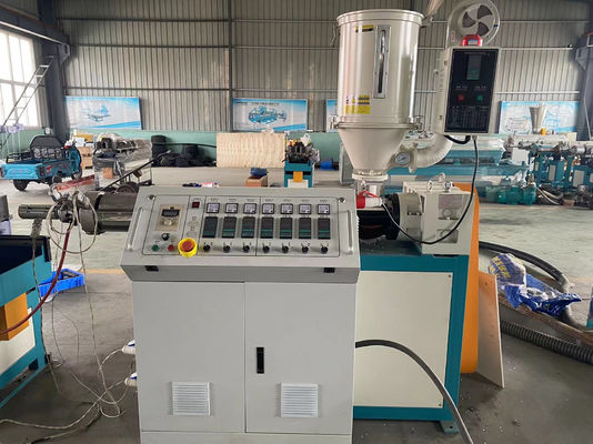 PE PP PVC PA Single Wall Corrugated Electric Conduit Pipe Extrusion Line High Speed