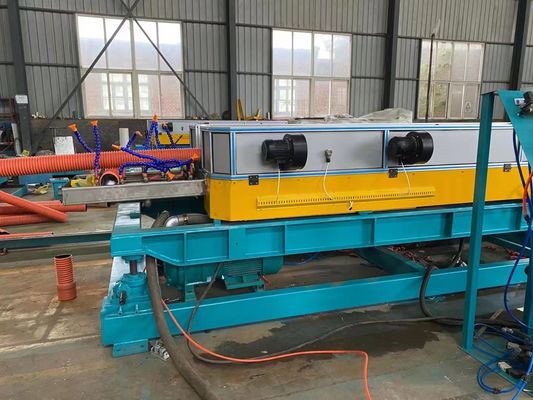 Electric Double Wall Corrugated Pipe Extrusion Line for PE PP PVC Water Irrigation Pipe