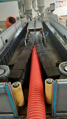 Electric Double Wall Corrugated Pipe Extrusion Line for PE PP PVC Water Irrigation Pipe