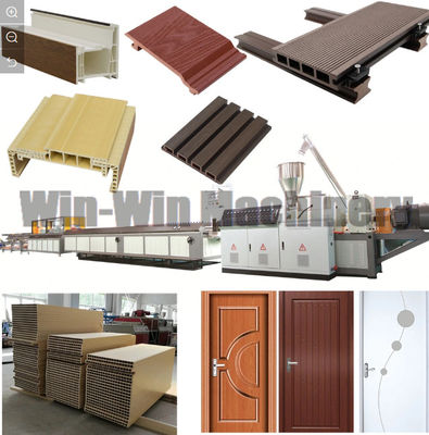 Color Pattern Panel Double Screw Extruder for Composite WPC Pallet Loading Board
