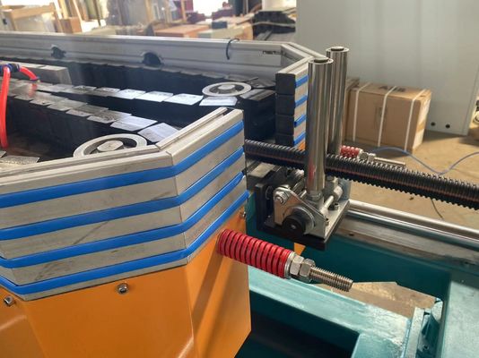 PE PP Threading Single Wall Corrugated Pipe Production Line With Marking Line