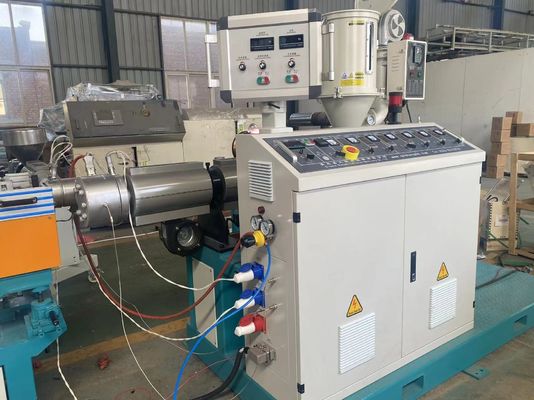 PE PP Threading Single Wall Corrugated Pipe Production Line With Marking Line