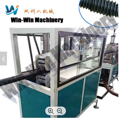 Bridge Prestressed Ribbed PE Corrugated Flat / Bamboo Pipe Extrusion Machine