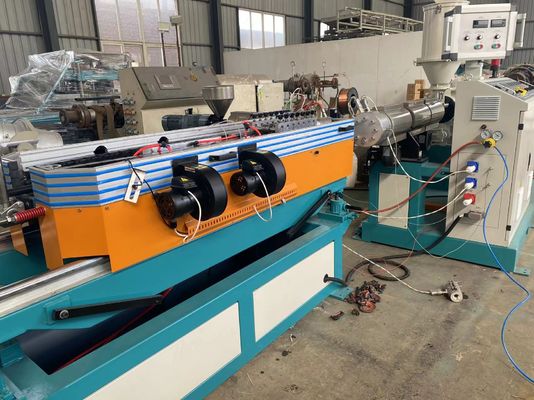 PP PE PVC PA Single Wall Corrugated Pipe Extruder Machine Single Screw