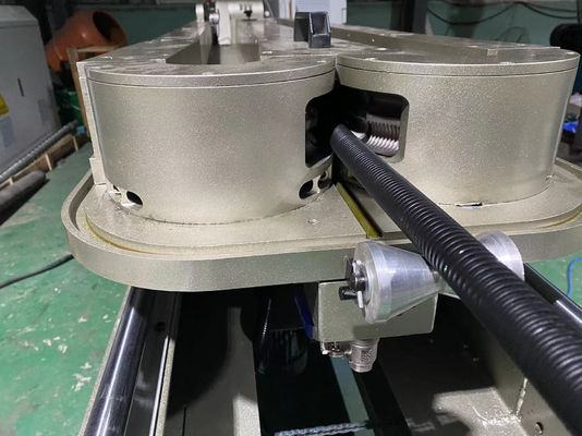 Single Screw Plastic PE PP PVC Single Wall Corrugated Pipe Extrusion Line PLC