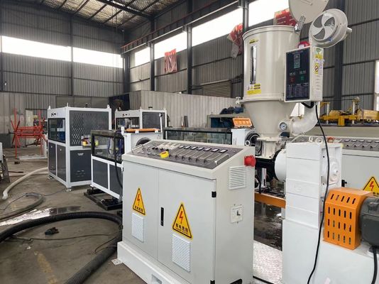 HDPE Carbon Spiral Pipe Making Machine PE Corrugated Conduit Pipe Production Line