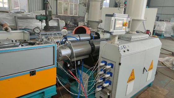 Flexible Plastic HDPE Fresh Air Double Wall Corrugated Pipe Extrusion Line