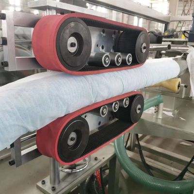Wrapped Corrugated Pipe Machine Non Woven Fabric Coating Machine