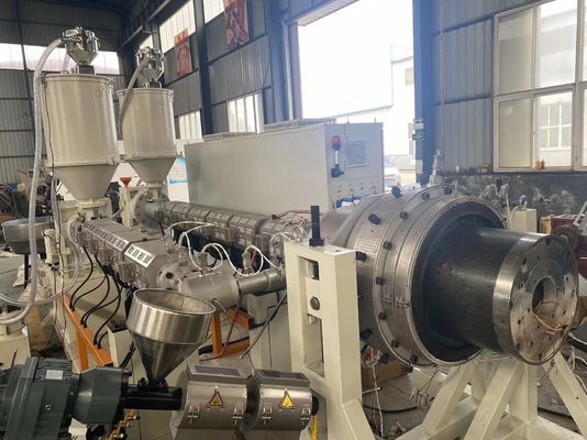 Three-Layer HDPE Co-Extrusion Water Supply HDPE Pipe Extrusion Line Making Machine